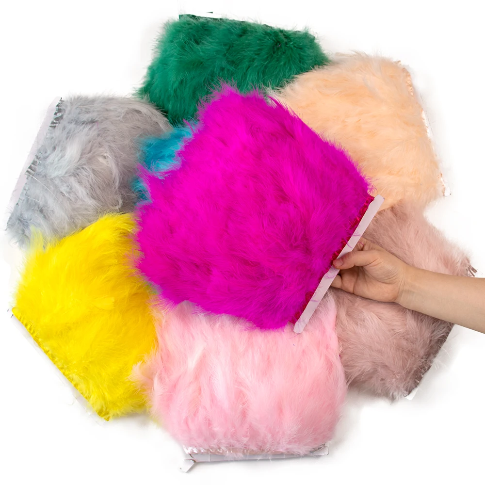 1 Meter Fluffy Marabou Turkey Feathers Trim Ribbon 10-15cm/4-6inch for Sewing Needlework Wedding Dress Decoration Accessories
1 Meter Fluffy Marabou Turkey Feathers Trim Ribbon 10-15cm/4-6inch for Sewing Needlework Wedding Dress Decoration Accessories