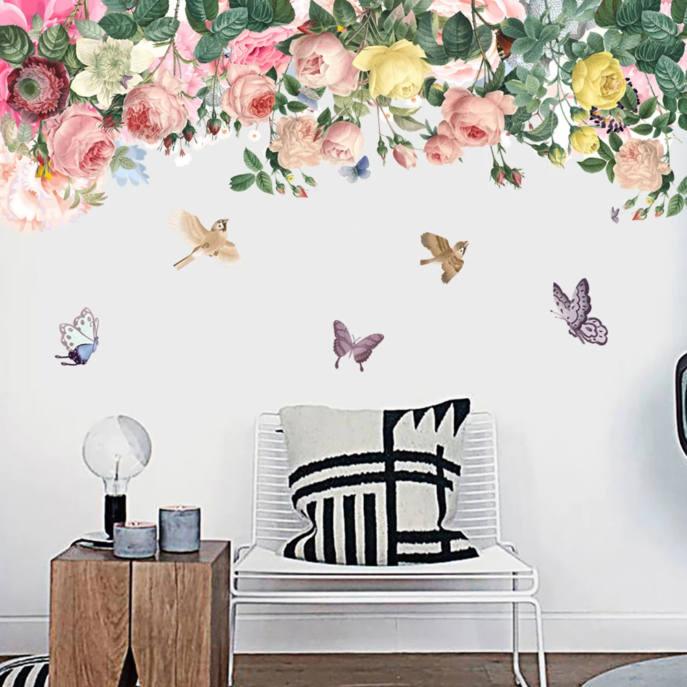Eco-friendly PVC Home Living Room Wall Sticker Wallpaper Painting Art Stickers Background Wall Butterfly Flowers
Eco-friendly PVC Home Living Room Wall Sticker Wallpaper Painting Art Stickers Background Wall Butterfly Flowers