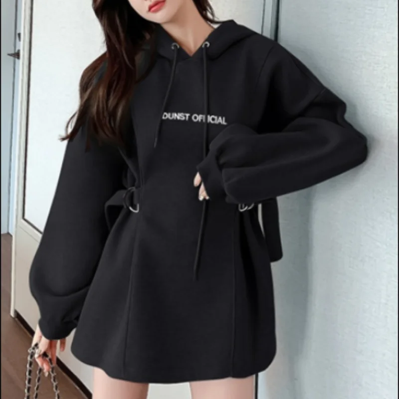 Plus Size Women's 2021 New Spring and Autumn Hot Style Hooded Sweater Women's Mid-length Strappy Design Blouse
Plus Size Women's 2021 New Spring and Autumn Hot Style Hooded Sweater Women's Mid-length Strappy Design Blouse