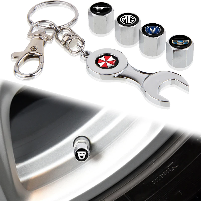 

Car Wrench Metal Logo Keychain for Toyota Yaris Hilux Corolla Prius Avensis Emblem Chr Rav4 Auris Supra Celica Land Accessories