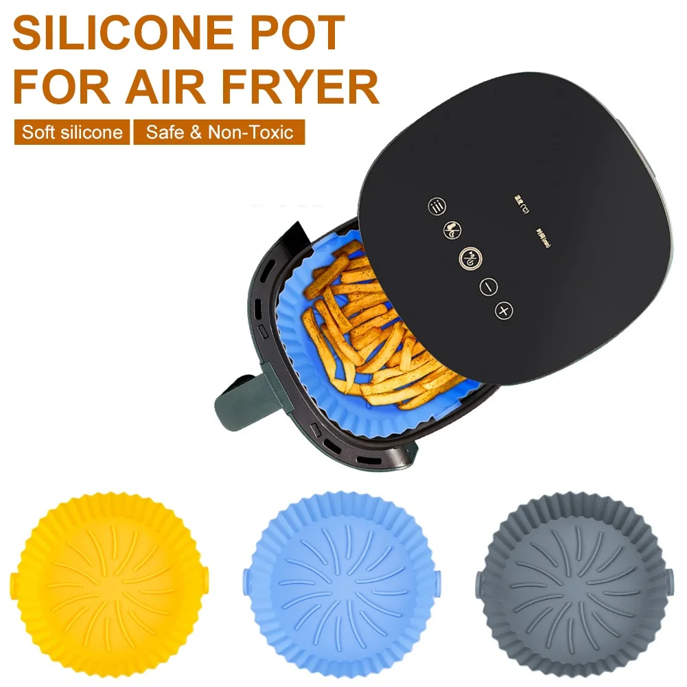 Air Fryer Accessories Baking Tools Reusable Silicone Pot Baking Basket Pizza Plate Grill Paper Liners Kitchen Cake Cooking Tool
Air Fryer Accessories Baking Tools Reusable Silicone Pot Baking Basket Pizza Plate Grill Paper Liners Kitchen Cake Cooking Tool