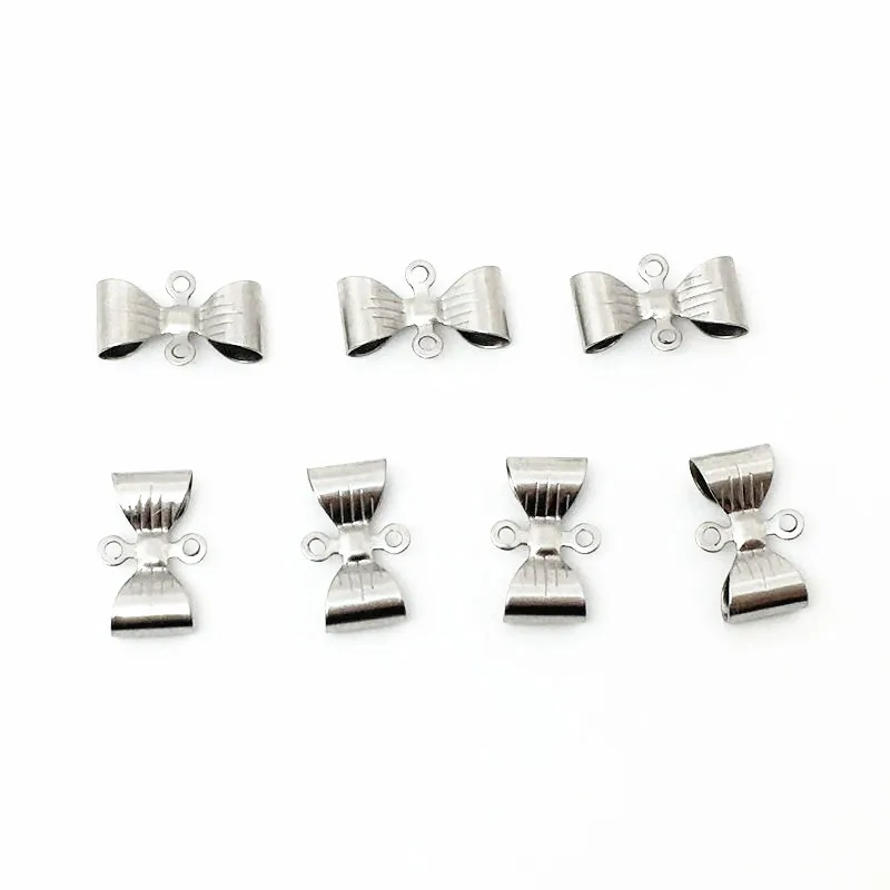 ASON 100pcs/Lot Steel Color Stainless Steel Bufferfly Shape Connector With Two Holes Necklace Bracelet For DIY Jewelry Making
ASON 100pcs/Lot Steel Color Stainless Steel Bufferfly Shape Connector With Two Holes Necklace Bracelet For DIY Jewelry Making
