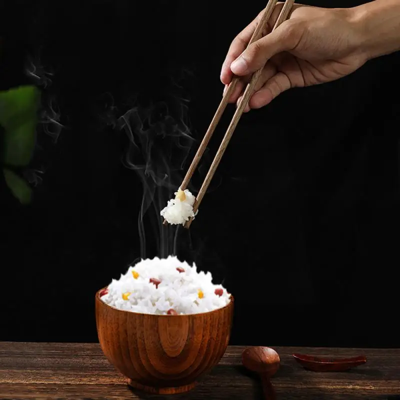 

10 Pairs Natural Rosewood Wood Chopsticks Japanese Korean Reusable Chopsticks Kitchen Tableware Chinese Set Handmade Gifts