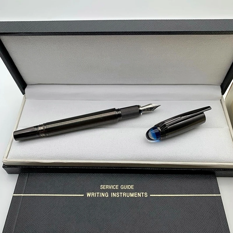 Роскошная Черная шариковая ручка/Шариковая ручка/перьевая ручка с синей