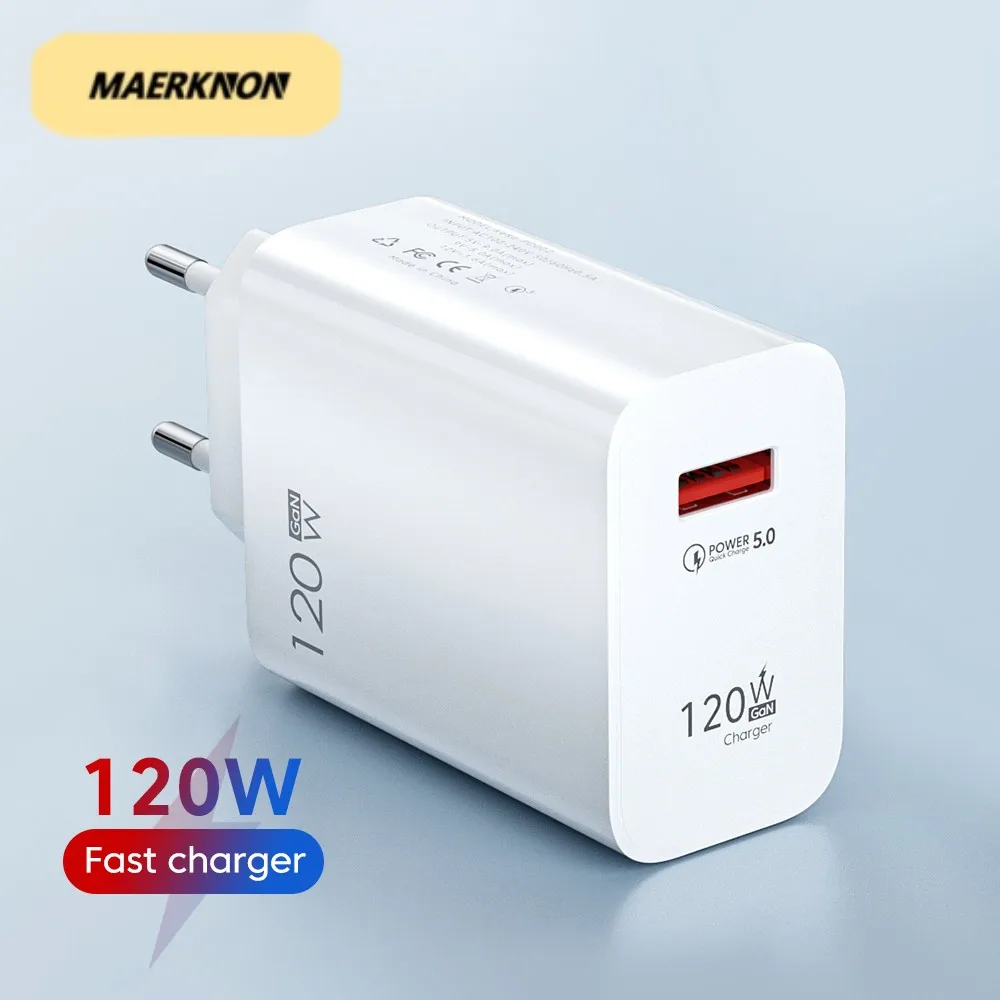 Maerknon Quick Charger 3.0 USB C Cord Mobile Phone Charger For iPhone Huawei Xiaomi Samsung OPPO 120W Fast Charging USB Type C
Maerknon Quick Charger 3.0 USB C Cord Mobile Phone Charger For iPhone Huawei Xiaomi Samsung OPPO 120W Fast Charging USB Type C