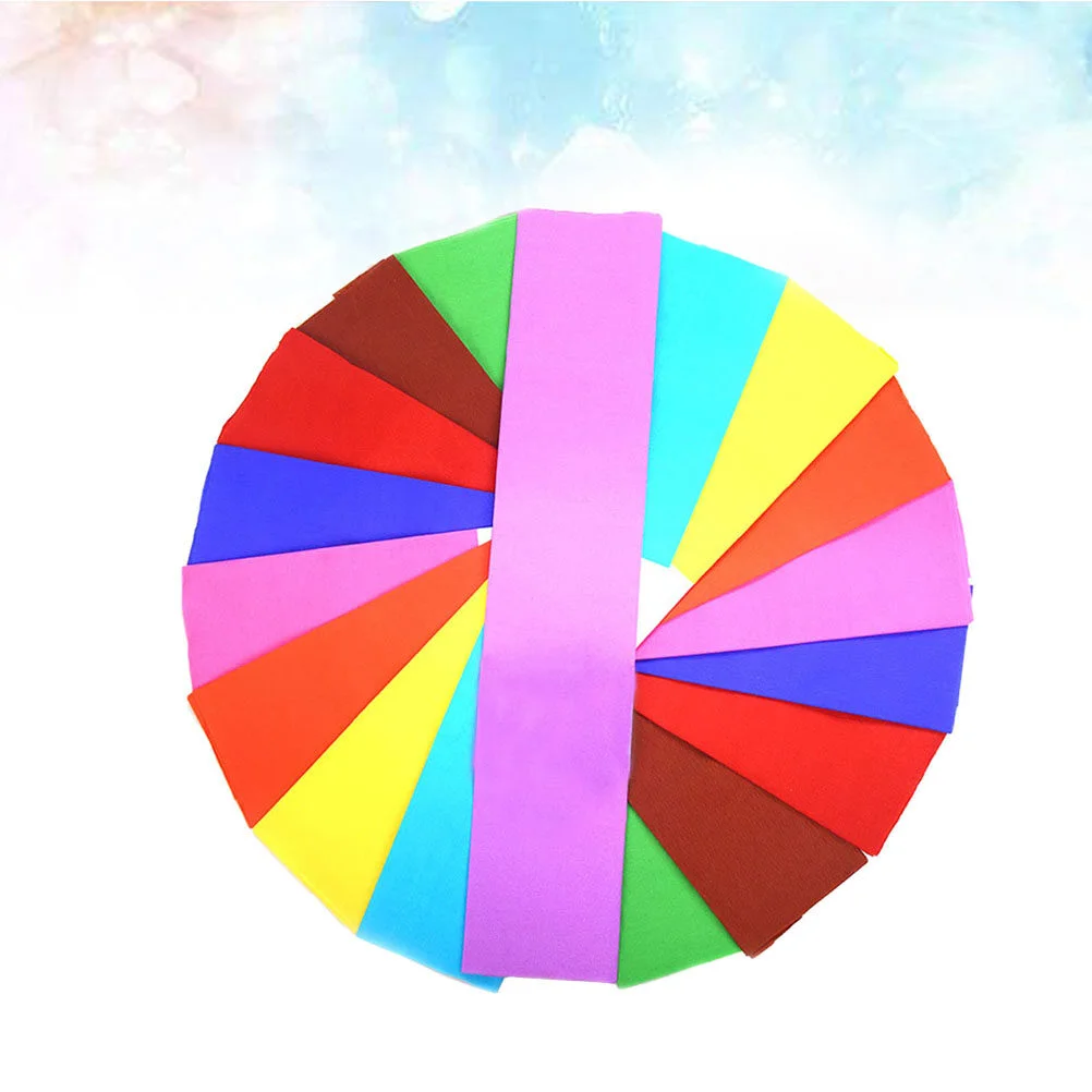 10 Sheets Kids DIY Crepe Paper Colorful Crepe Paper Sheets Handcrafts Material Multicolor Craft Papers (Assorted Color)
10 Sheets Kids DIY Crepe Paper Colorful Crepe Paper Sheets Handcrafts Material Multicolor Craft Papers (Assorted Color)