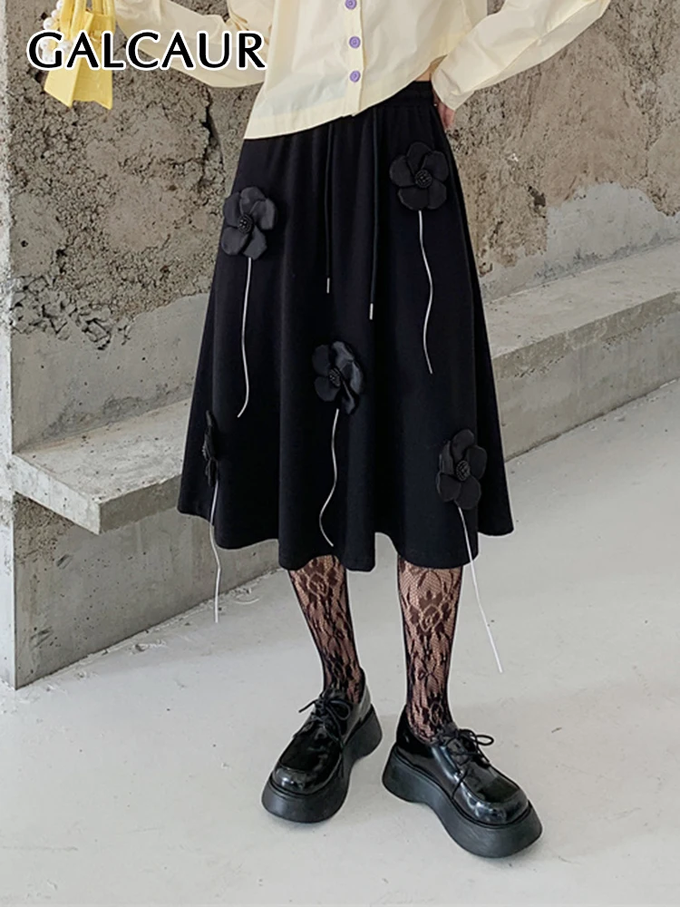 GALCAUR Patchwork Floral A Line Skirts For Women High Waist Folds Spliced Drawstring Solid Midi Dress Female Fashion Clothes New
GALCAUR Patchwork Floral A Line Skirts For Women High Waist Folds Spliced Drawstring Solid Midi Dress Female Fashion Clothes New