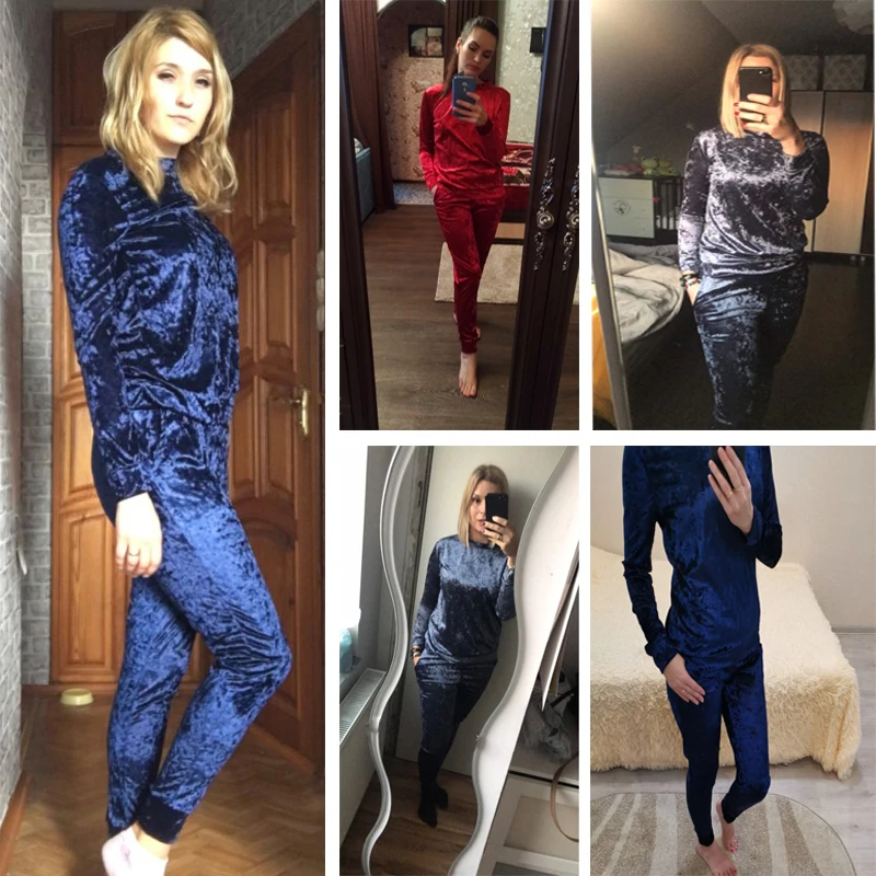 2023 Autumn Winter New Velvet Two Pieces Set Women Streetwear Casual Solid Pants Outfits Elegant Femme Sportswear Matching Set
2023 Autumn Winter New Velvet Two Pieces Set Women Streetwear Casual Solid Pants Outfits Elegant Femme Sportswear Matching Set