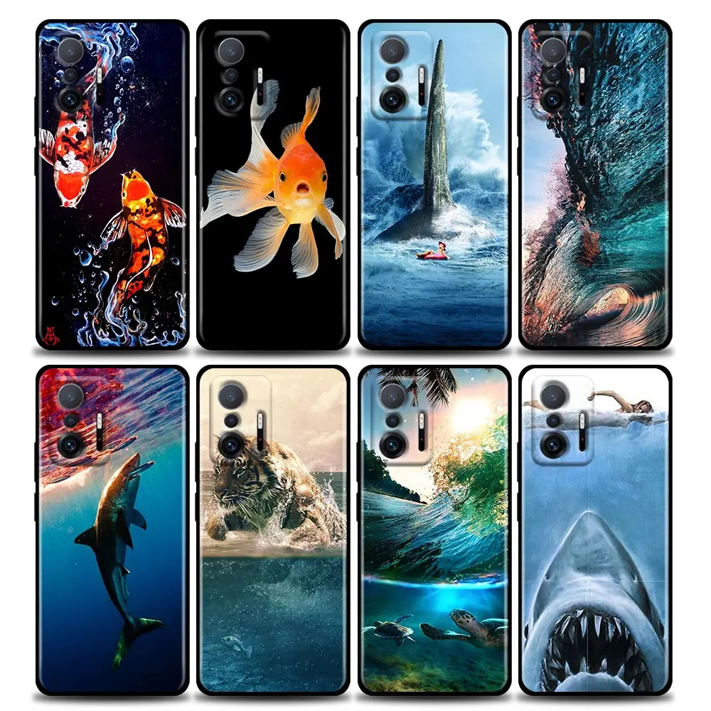 Phone Case for Xiaomi Mi 12 11i 11 11X 11T Poco X3 NFC M3 Pro F3 GT M4 Case Silicone Cover Sea World goldfish great white shark
Phone Case for Xiaomi Mi 12 11i 11 11X 11T Poco X3 NFC M3 Pro F3 GT M4 Case Silicone Cover Sea World goldfish great white shark