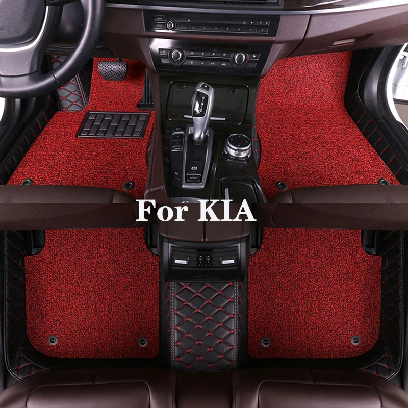 High Quality Customized Double Layer Detachable Diamond Pattern Car Floor Mat For KIA Sorento Carens Telluride (7seat) Auto Part
High Quality Customized Double Layer Detachable Diamond Pattern Car Floor Mat For KIA Sorento Carens Telluride (7seat) Auto Part