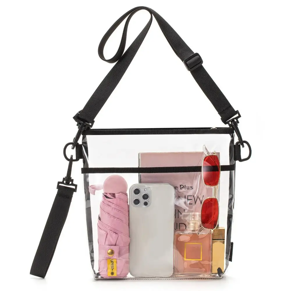 Fashion Clear Bag New Stadium Concerts Festivals Crossbody Bag Portable Work Clear Purse
Fashion Clear Bag New Stadium Concerts Festivals Crossbody Bag Portable Work Clear Purse