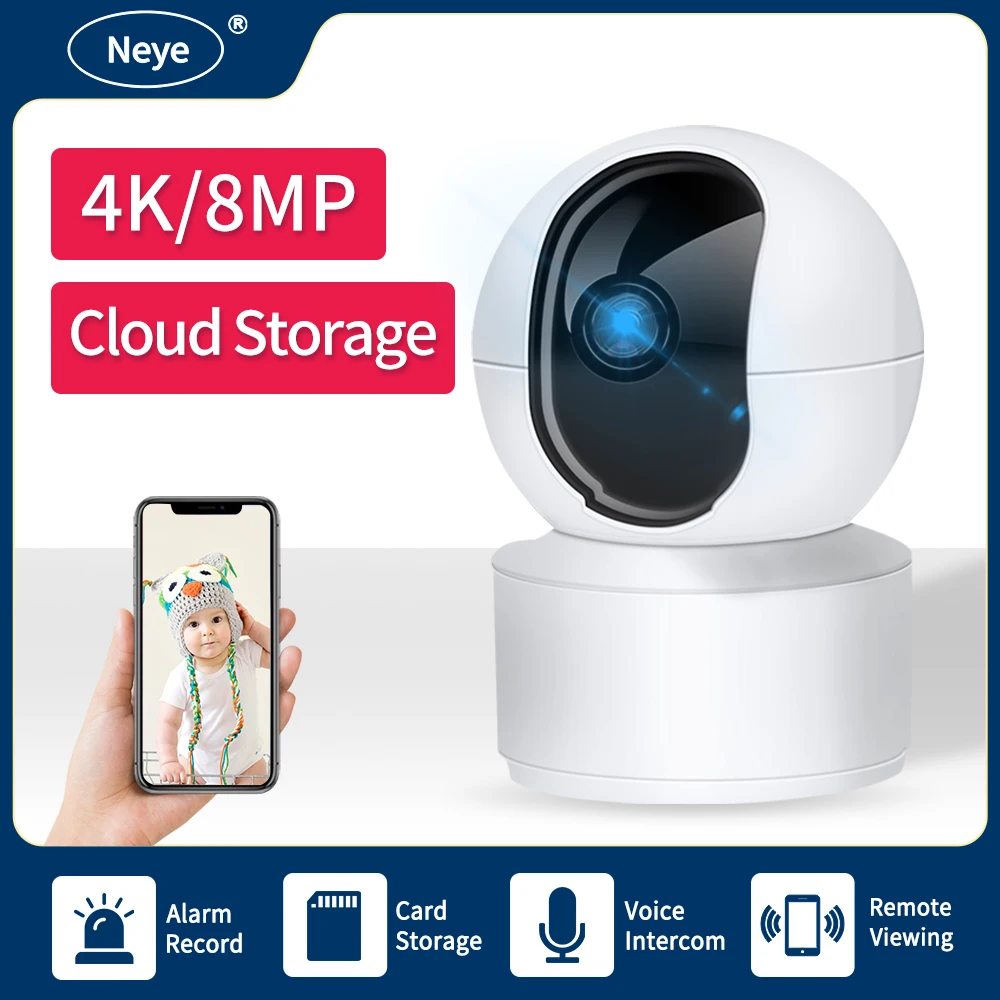 Neye3C Mini Smart Security Camera Wireless WiFi 8MP Auto Tracking PTZ Color Night Vision Baby Monitor Body Detection CCTV Camera
Neye3C Mini Smart Security Camera Wireless WiFi 8MP Auto Tracking PTZ Color Night Vision Baby Monitor Body Detection CCTV Camera