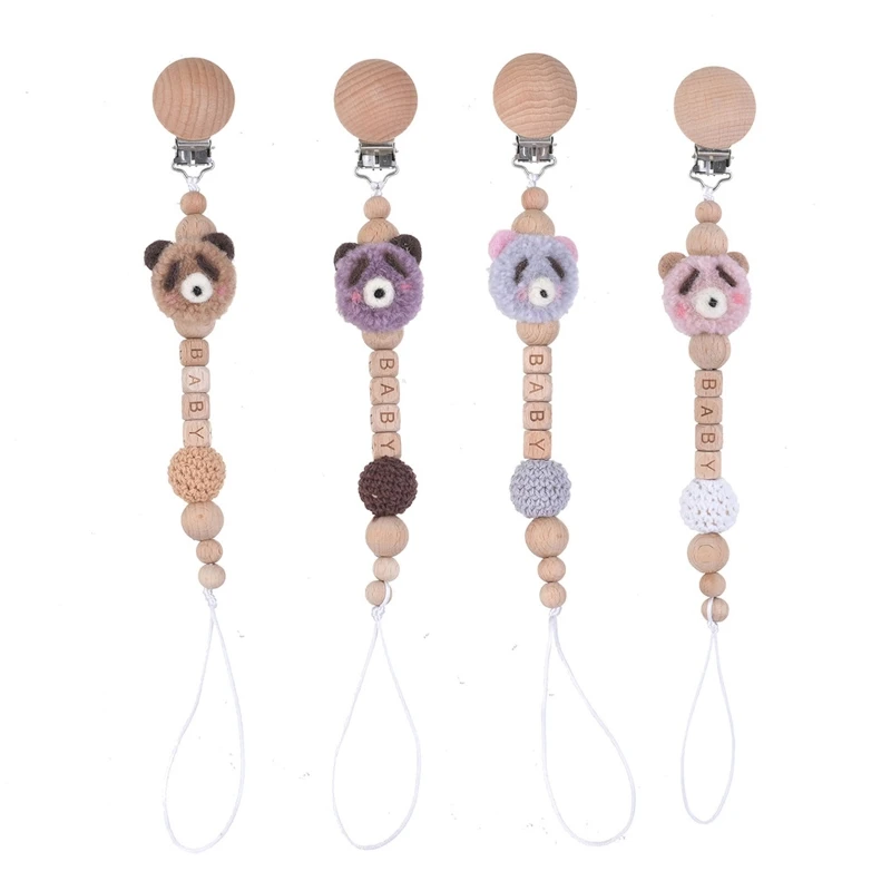 Hanging Clip Teether Holder for Pacifier Storage Lovely Panda Teether for Infant
Hanging Clip Teether Holder for Pacifier Storage Lovely Panda Teether for Infant