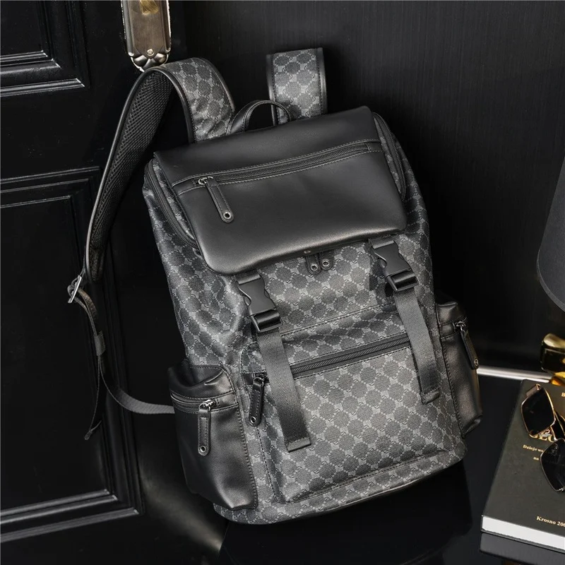 

Vinatge Floral Print Backpack Men Luxury Brand Design Men's Backpack High Capacity Travel Backpack Fashion Laptop Bags Schoolbag