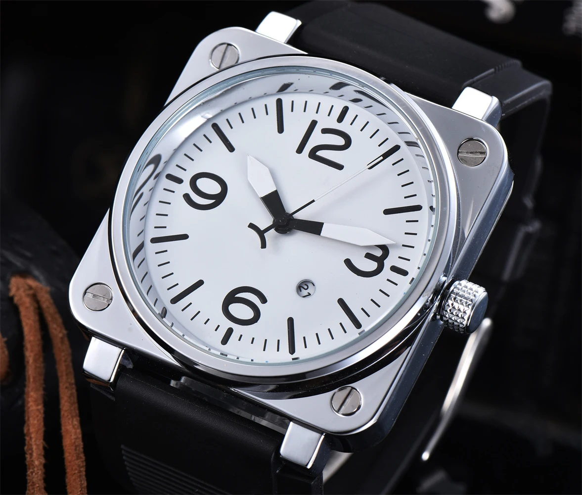 Luxury Brand Sport Quartz woman Man Watch Business men Steel soft Rubber calendar big dial Ross Square watch factory wholesale
Luxury Brand Sport Quartz woman Man Watch Business men Steel soft Rubber calendar big dial Ross Square watch factory wholesale