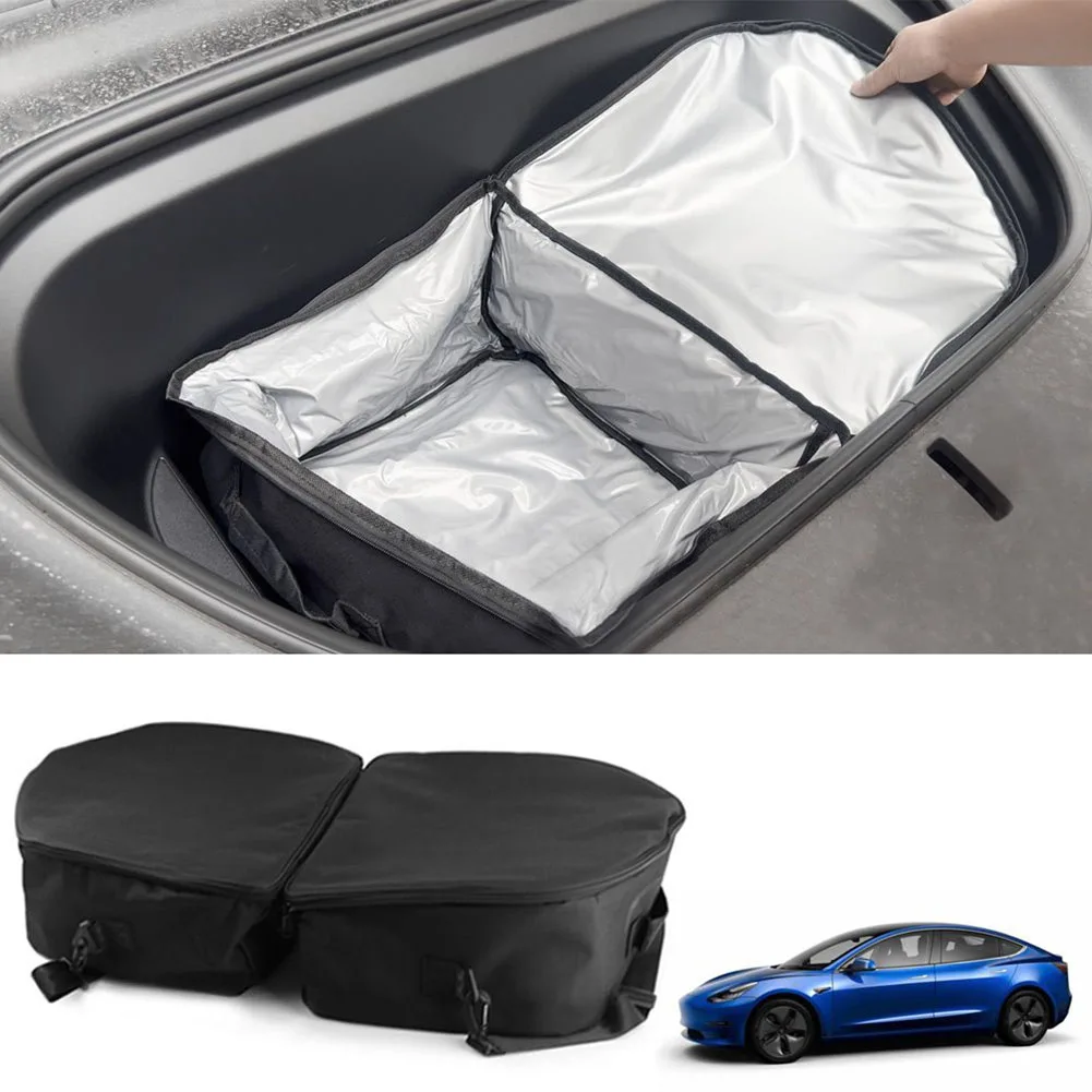 2Pcs For Tesla Model 3 Cooler Organizer Insulation Bag Front Trunk Storage Box Oxford Fabric Large Capacity Box
2Pcs For Tesla Model 3 Cooler Organizer Insulation Bag Front Trunk Storage Box Oxford Fabric Large Capacity Box