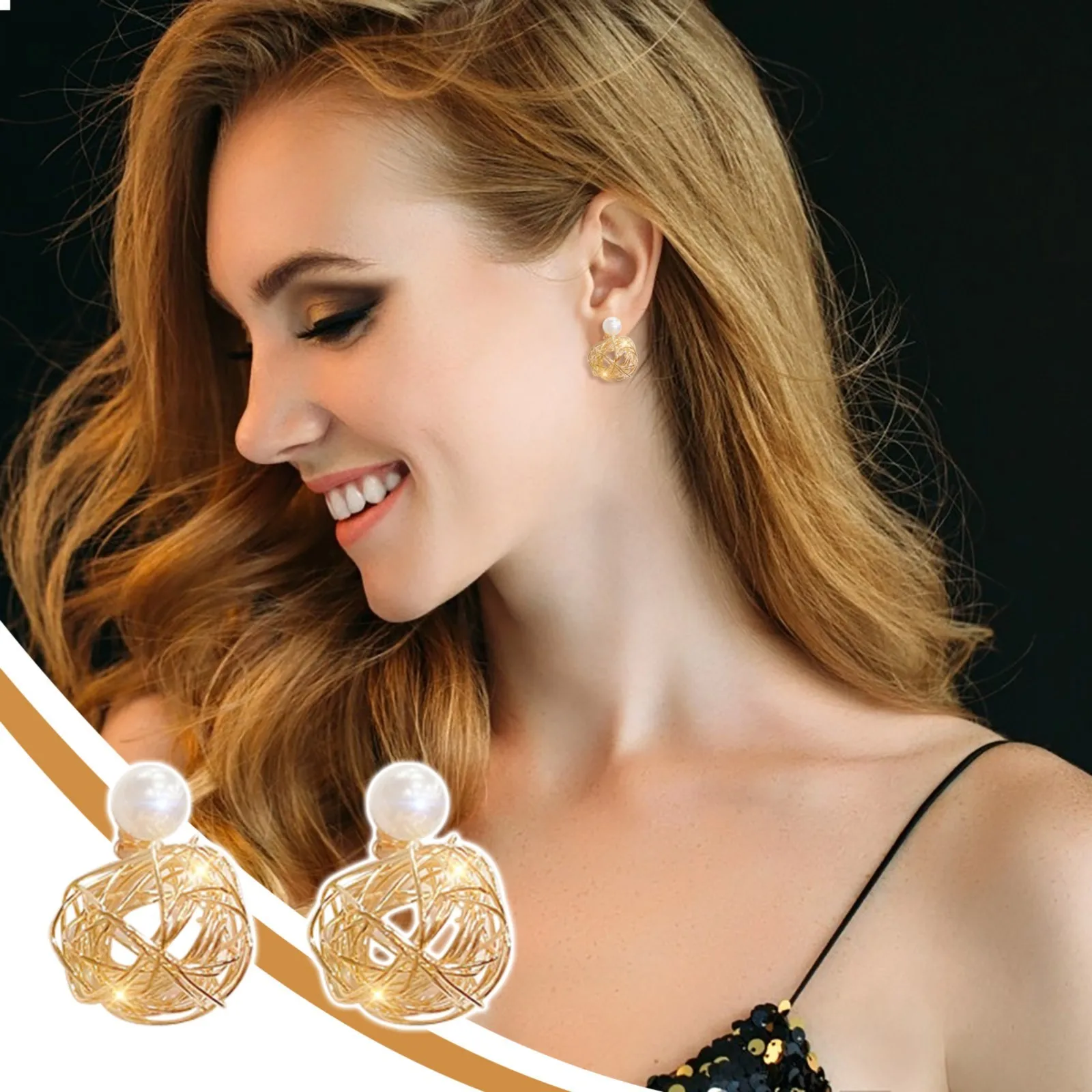 Creative Ball Earrings Cross Border European And American Fashion Earrings Earlines Trend Jewelry Silver Teardrop Earrings
Creative Ball Earrings Cross Border European And American Fashion Earrings Earlines Trend Jewelry Silver Teardrop Earrings