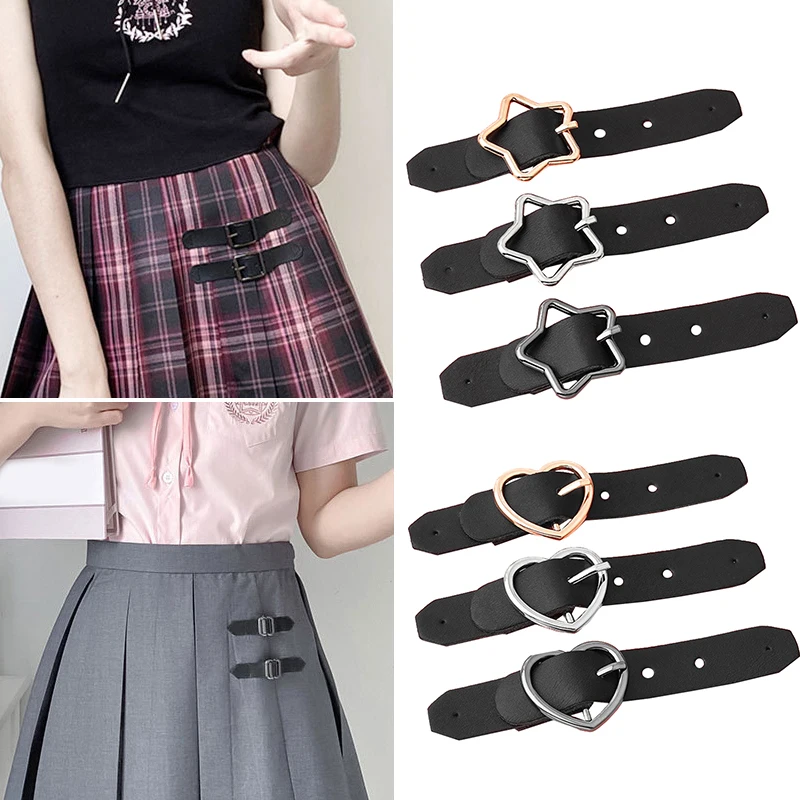 Neckline Buckle Decorative Dress Belt Buckle PU Leather Buckle Pleated Skirt Button Adjustable Nail-free Detachable Cuff Decor
Neckline Buckle Decorative Dress Belt Buckle PU Leather Buckle Pleated Skirt Button Adjustable Nail-free Detachable Cuff Decor