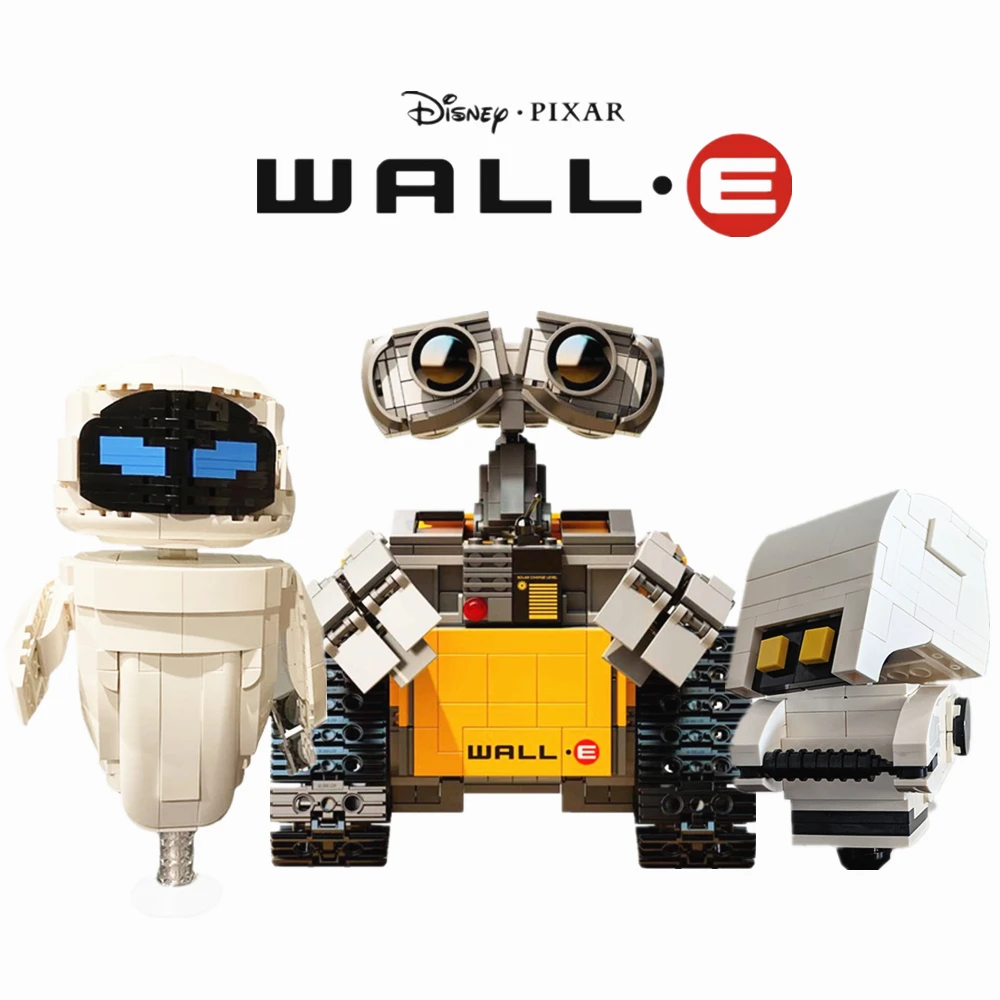Disney Pixar Wall-E EVE M-O Cleaner Robot Technical Intelligent WALL E Robot Movie Model Building Blocks Kid Toys Gift Xmas
Disney Pixar Wall-E EVE M-O Cleaner Robot Technical Intelligent WALL E Robot Movie Model Building Blocks Kid Toys Gift Xmas