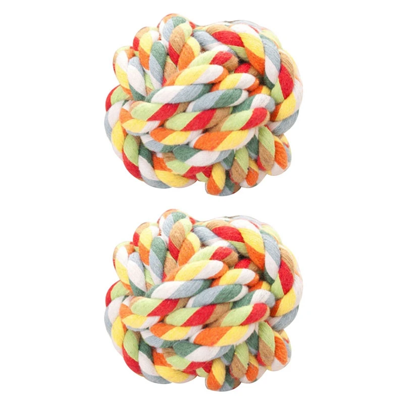 JFBL Hot 2X Pet Puppy Knot Twine Ball Rope Dogs Cottons Chews Toy Ball Play Braided Bone
JFBL Hot 2X Pet Puppy Knot Twine Ball Rope Dogs Cottons Chews Toy Ball Play Braided Bone