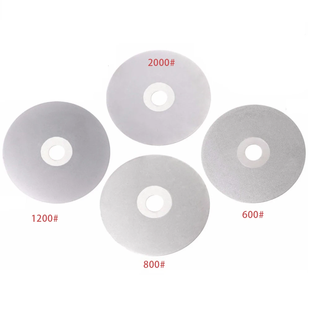 4pcs100mm Polishing Grinding Discs 600/800/1200/3000 Grit L Diamond Coated Flat Lap Wheel Lapidary Polishing Grinding Discs
4pcs100mm Polishing Grinding Discs 600/800/1200/3000 Grit L Diamond Coated Flat Lap Wheel Lapidary Polishing Grinding Discs