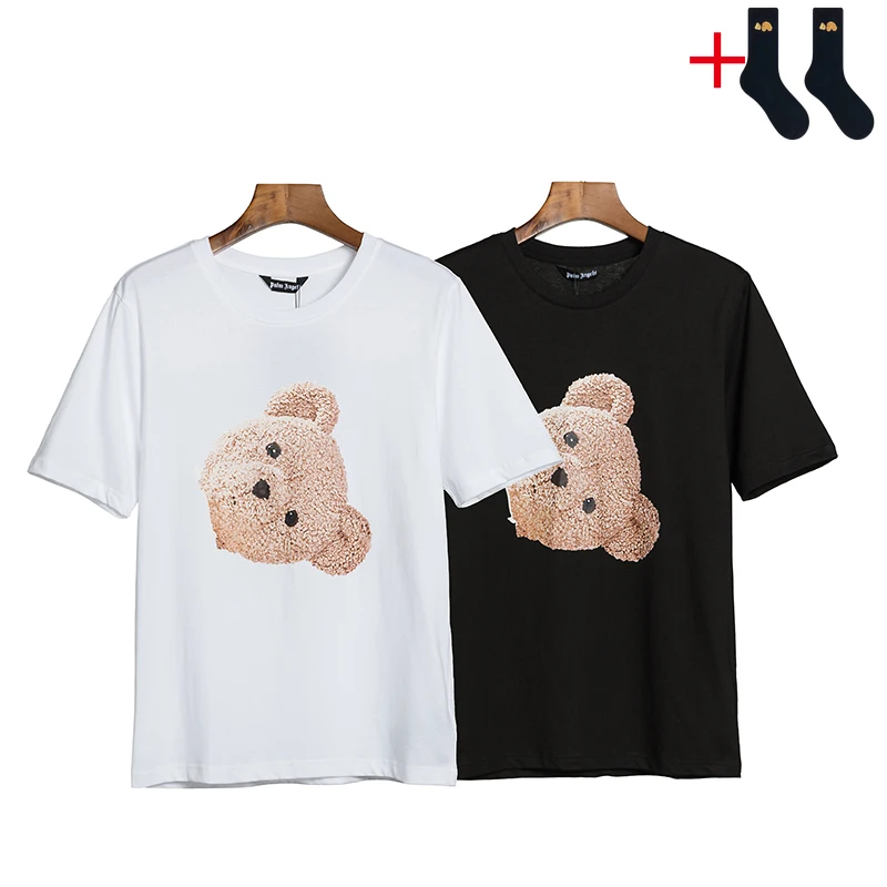 Palm Angels 22SS Letter Logo PA cartoon little bear men women lovers couple models fashion cotton casual short sleeve round neck
Palm Angels 22SS Letter Logo PA cartoon little bear men women lovers couple models fashion cotton casual short sleeve round neck