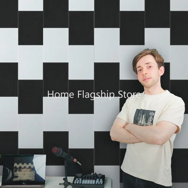 8pcs Sound-absorbing Panel Studio Sound-proof Wall Panel Home Sound-proof Treatment High-density Polyester Sound-absorbing Panel
8pcs Sound-absorbing Panel Studio Sound-proof Wall Panel Home Sound-proof Treatment High-density Polyester Sound-absorbing Panel