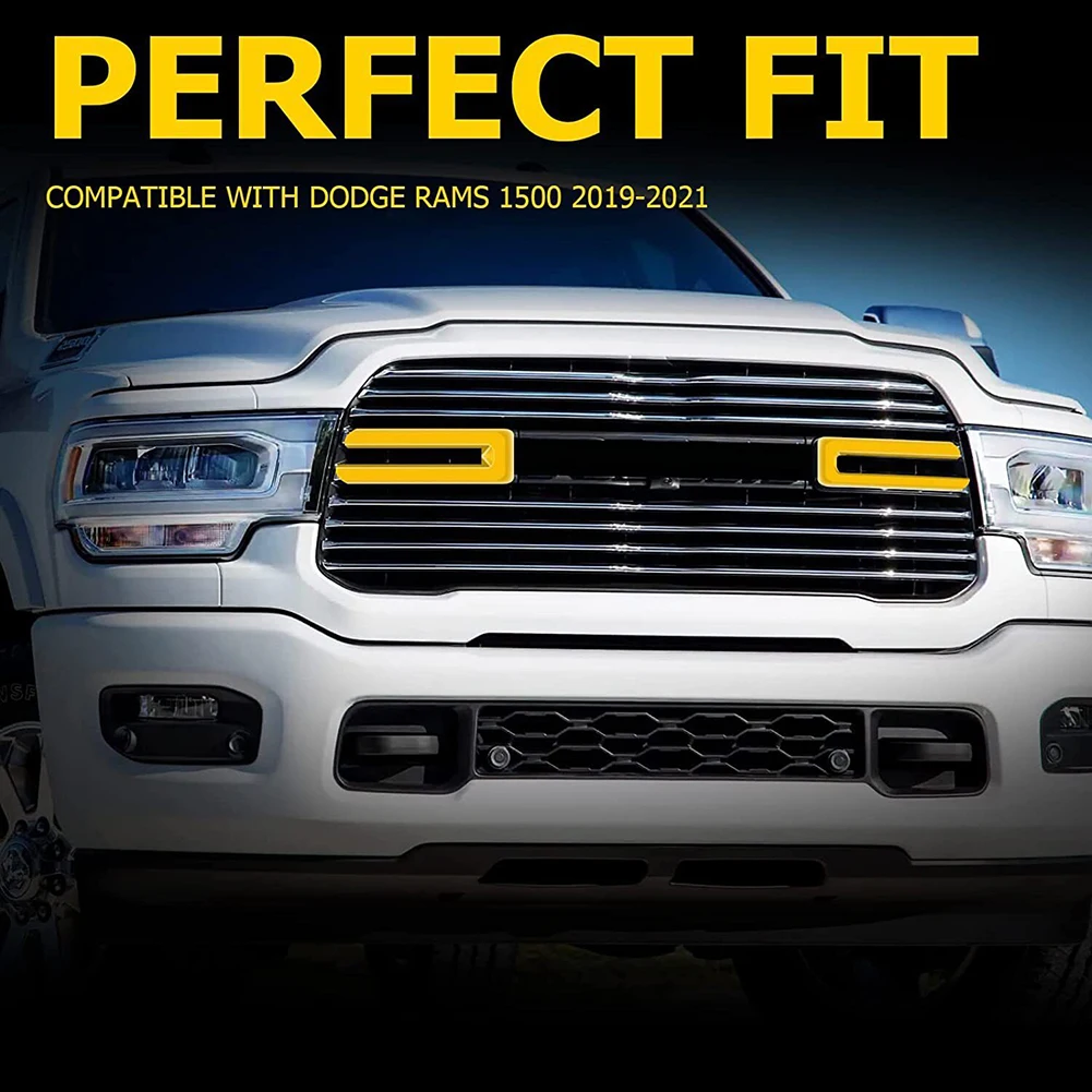 2pcs Yellow Car Front Grill Inserts Cover Trim Kit For Dodge Ram 1500 2500 3500 2019-2021 Grill Inserts Cover Trim Accessories
2pcs Yellow Car Front Grill Inserts Cover Trim Kit For Dodge Ram 1500 2500 3500 2019-2021 Grill Inserts Cover Trim Accessories