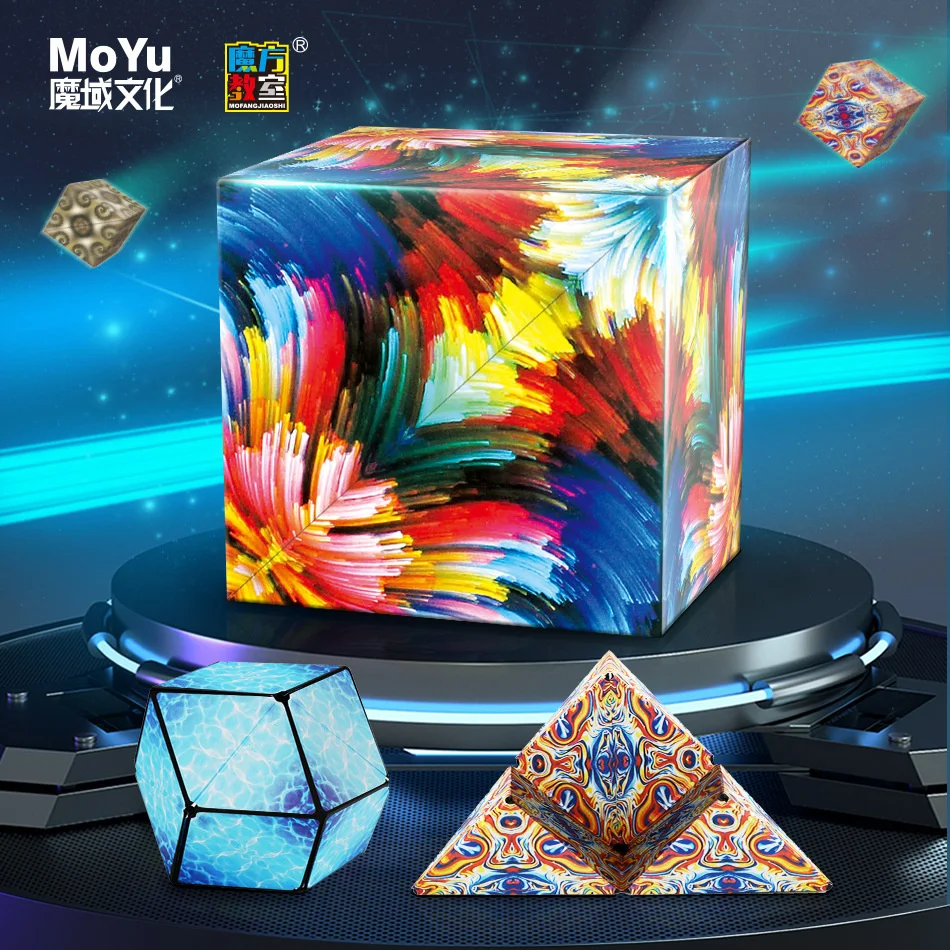 

Funny Variety Geometric Changeable Magnetic Magic Cube Anti Stress 3D Hand Flip Puzzle Cube Kids Stress Reliever Fidget Toy
