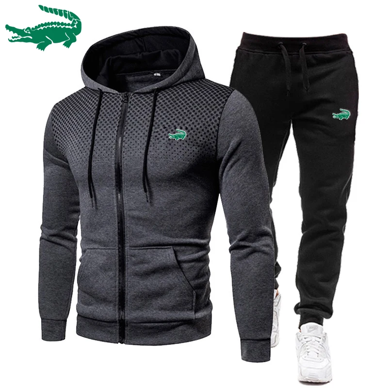 2022 Autumn Winter Embroidery Men's Sweatshirt+Sweatpants Suit Men's Zipper Hoodie Fitness Sportswear Suit Hooded Sportswear
2022 Autumn Winter Embroidery Men's Sweatshirt+Sweatpants Suit Men's Zipper Hoodie Fitness Sportswear Suit Hooded Sportswear
