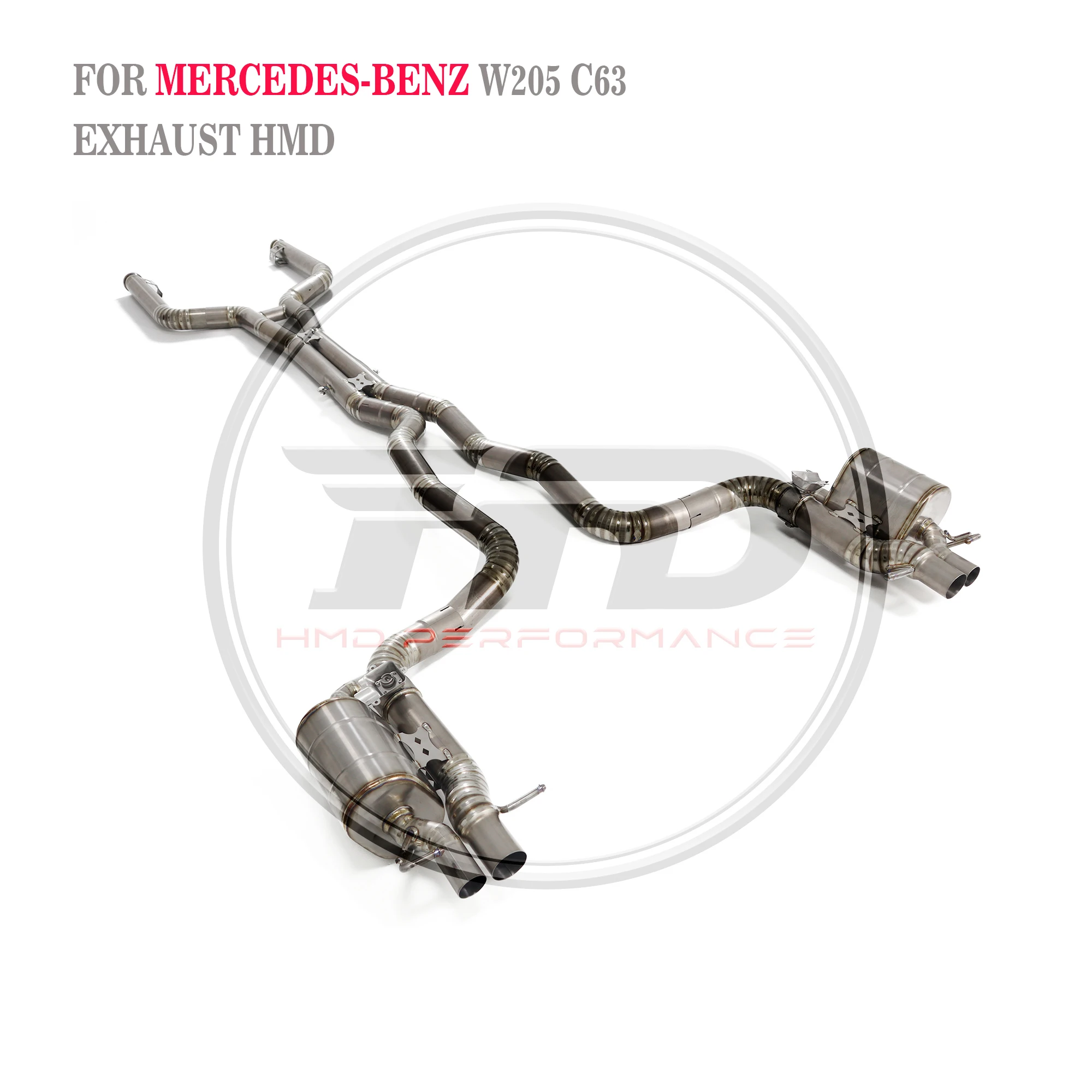HMD Titanium Alloy Origanl Color Exhaust System Performance Catback For Mercedes Benz W205 C63 Valve Muffler OEM Control
HMD Titanium Alloy Origanl Color Exhaust System Performance Catback For Mercedes Benz W205 C63 Valve Muffler OEM Control