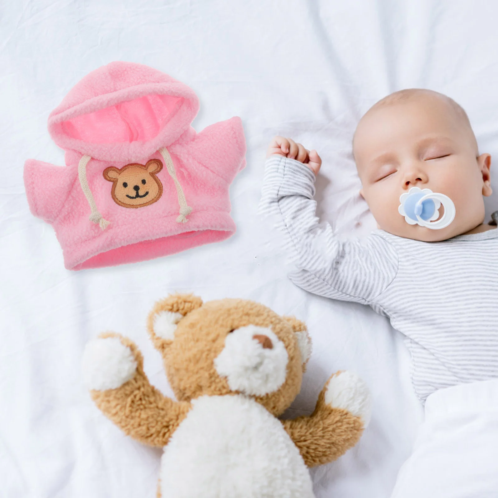 2 Pcs Plush Dolls Bear Outfits Stuffed Animal Clothing Costumes Baby Hoodies Dress Up Accessory Plush Clothes
2 Pcs Plush Dolls Bear Outfits Stuffed Animal Clothing Costumes Baby Hoodies Dress Up Accessory Plush Clothes