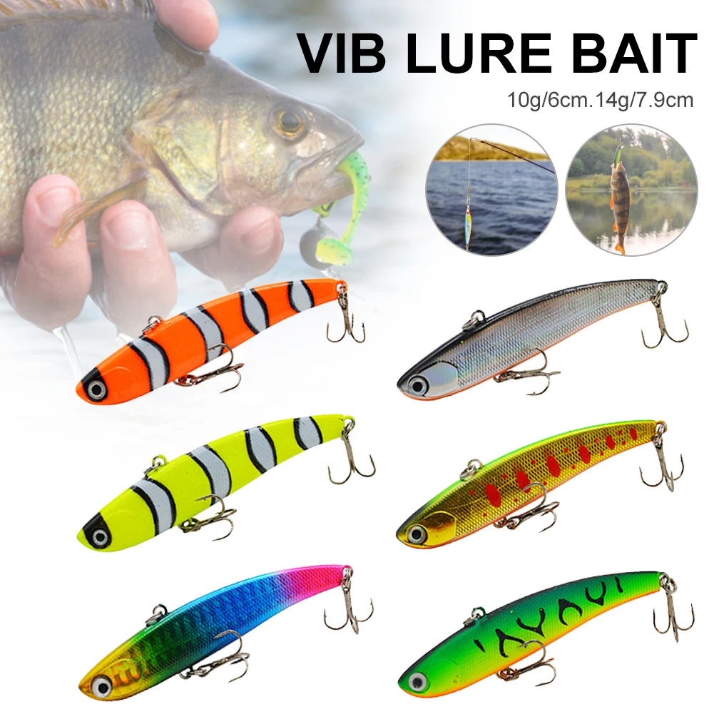 1PCS Vibration Floating Fishing Lure 6cm/10g 7.9cm/14g Sinking VIB Lure Artificial Hard Bait Fishing Tackles Accessories
1PCS Vibration Floating Fishing Lure 6cm/10g 7.9cm/14g Sinking VIB Lure Artificial Hard Bait Fishing Tackles Accessories