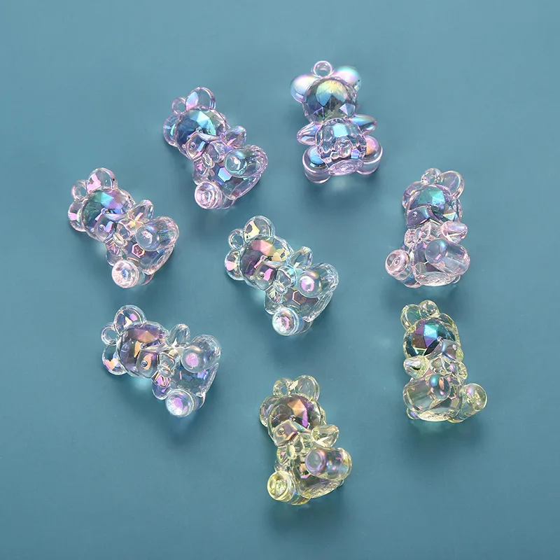 10pcs/set 18mm*29mm Plated AB Color 3D Bear Acrylic Transparent Loose Bead Children Headwear Clothing DIY Accessories Wholesale
10pcs/set 18mm*29mm Plated AB Color 3D Bear Acrylic Transparent Loose Bead Children Headwear Clothing DIY Accessories Wholesale