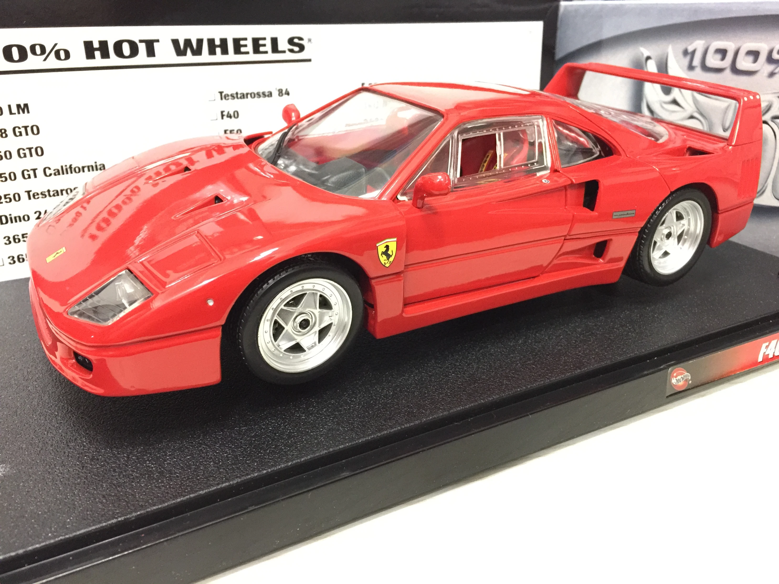 Hot Wheels 1:18 Ferrari F40 Red First Edition Rarity Limited Edition Resin Metal Static Car Model Toy Gift
Hot Wheels 1:18 Ferrari F40 Red First Edition Rarity Limited Edition Resin Metal Static Car Model Toy Gift