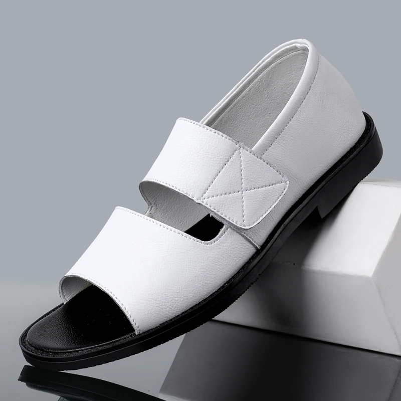 Men's Summer New Fashion Cow Split Casual Sandals Male Hollow Comfy Low-heel Trendy Leisure Shoe Handmade Breathable Slippers
Men's Summer New Fashion Cow Split Casual Sandals Male Hollow Comfy Low-heel Trendy Leisure Shoe Handmade Breathable Slippers