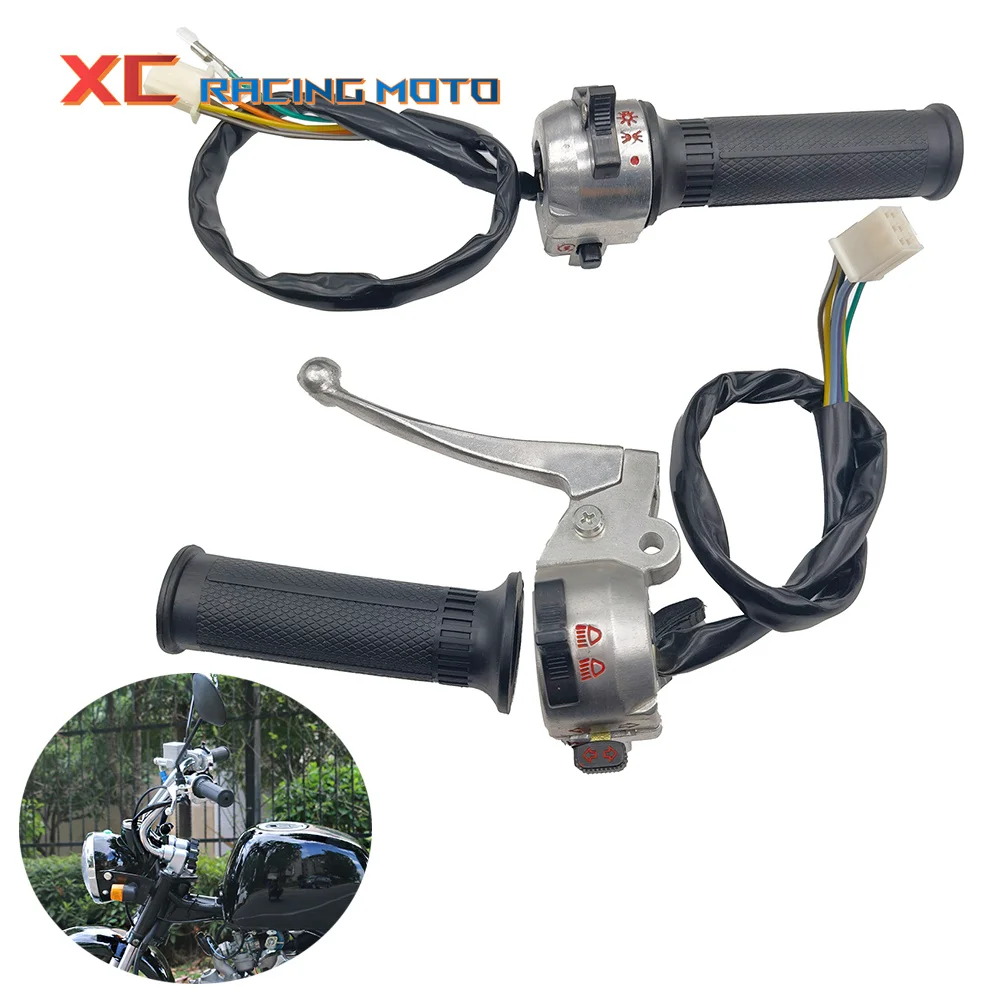 

Motorcycle Mini Trail Monkey Clutch Handle Right and Left Handlebar Switch Parts Throttle Assembly for Honda Z50 Z50A Z50J Z50R