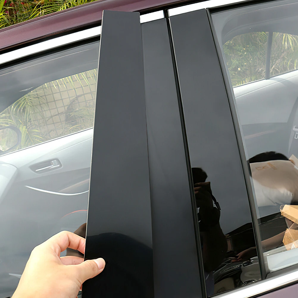 6x Car Window Door Column B C Pillar Post Cover Trim Glossy Black Mirror Effect PC Sticker For KIA Forte K3 Car Modification
6x Car Window Door Column B C Pillar Post Cover Trim Glossy Black Mirror Effect PC Sticker For KIA Forte K3 Car Modification