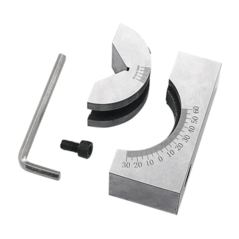 Angle Gauge Angle V Blocks AP25 90 Degree Adjustable High Precision For Milling Lathe With Wrench Silver Hand Tools
Angle Gauge Angle V Blocks AP25 90 Degree Adjustable High Precision For Milling Lathe With Wrench Silver Hand Tools