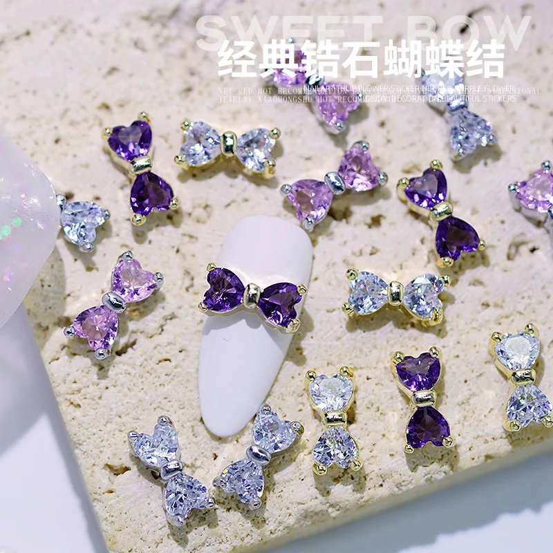 5Pcs/Lot Net Red New Nail Art Zircon Fingertip Bow Light Luxury Accessories Small Jewelry Love Diamond Nail Stickers Wholesale
5Pcs/Lot Net Red New Nail Art Zircon Fingertip Bow Light Luxury Accessories Small Jewelry Love Diamond Nail Stickers Wholesale