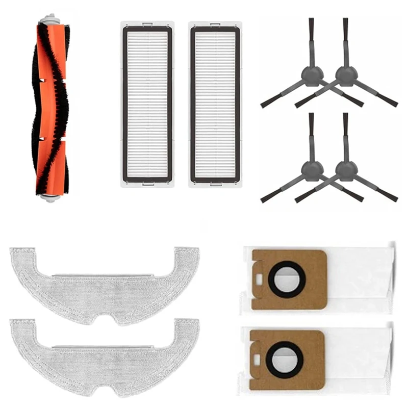 Replacement Accessories Kit For Dreame Z10 PRO Robot Vacuum Cleaner Main Brush Hepa Filter Mop Pads Dust Bags
Replacement Accessories Kit For Dreame Z10 PRO Robot Vacuum Cleaner Main Brush Hepa Filter Mop Pads Dust Bags