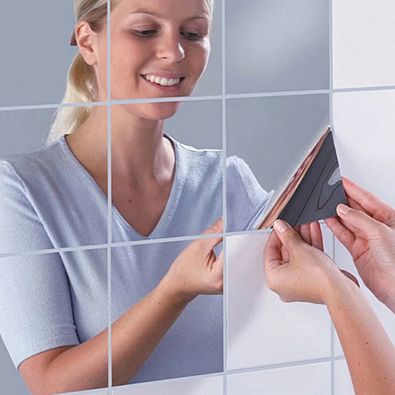 DIY Self Adhesive PET Mirror Wall Sticker Reflective Crystal Mirror Wall Sticker Waterproof Spot
DIY Self Adhesive PET Mirror Wall Sticker Reflective Crystal Mirror Wall Sticker Waterproof Spot