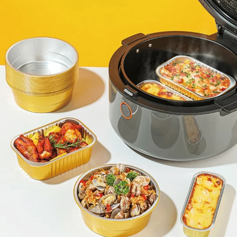 10 Pcs Aluminum Foil Box Air Fryer Oven Baking Tray Barbecue Tin Foil Paper Disposable Dinner Box Bowl Kitchen Tool
10 Pcs Aluminum Foil Box Air Fryer Oven Baking Tray Barbecue Tin Foil Paper Disposable Dinner Box Bowl Kitchen Tool