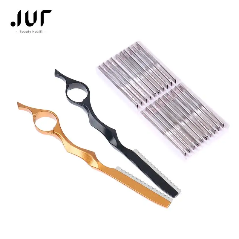 1Set Hair Cutting Knife Thinner Thinning Razor Blade Straight Salon Hairdressing Razor Stick Hair Cutter Rotary Barber
1Set Hair Cutting Knife Thinner Thinning Razor Blade Straight Salon Hairdressing Razor Stick Hair Cutter Rotary Barber