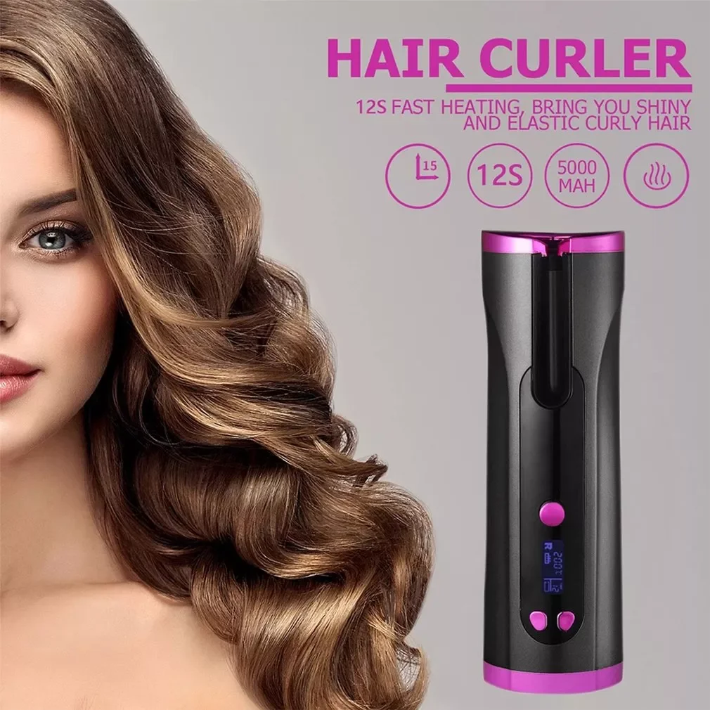 NEW IN Wireless Automatic Rotating Hair Curler Cordless Ceramic Hair Curling Iron Waves Curling Iron Usb Wand Air Curler Wave St
NEW IN Wireless Automatic Rotating Hair Curler Cordless Ceramic Hair Curling Iron Waves Curling Iron Usb Wand Air Curler Wave St