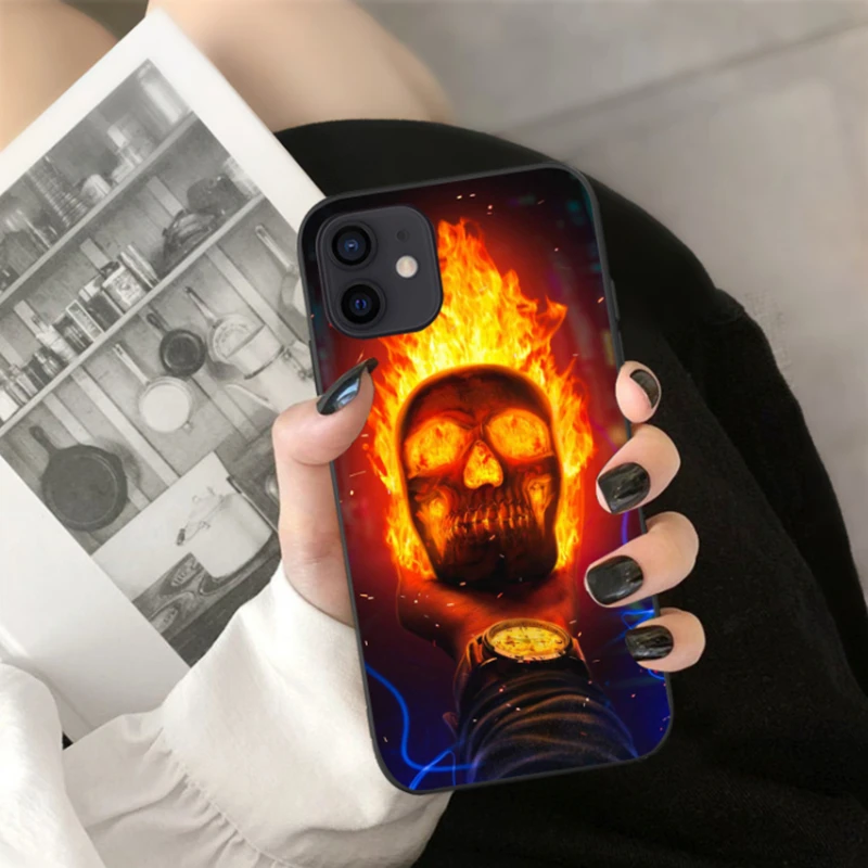 Grim Reaper Skeleton Phone Case For iPhone 13Pro Max Case 12 11 7 8 Plus X XR XS MAX Rose Skull Floral Flower Pattern Soft Cover
Grim Reaper Skeleton Phone Case For iPhone 13Pro Max Case 12 11 7 8 Plus X XR XS MAX Rose Skull Floral Flower Pattern Soft Cover