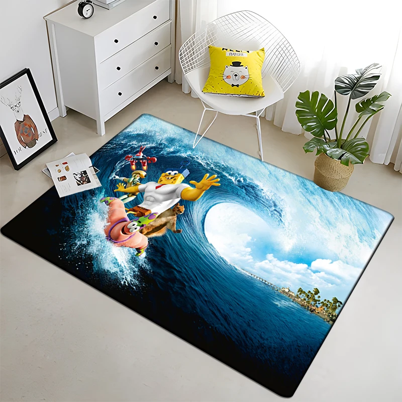 Cartoon S-Spongebob HD Printed Carpet Household Rug Children's Room Living Room Chair Bedside Modern Simple Floor Mat Kawaii Rug
Cartoon S-Spongebob HD Printed Carpet Household Rug Children's Room Living Room Chair Bedside Modern Simple Floor Mat Kawaii Rug