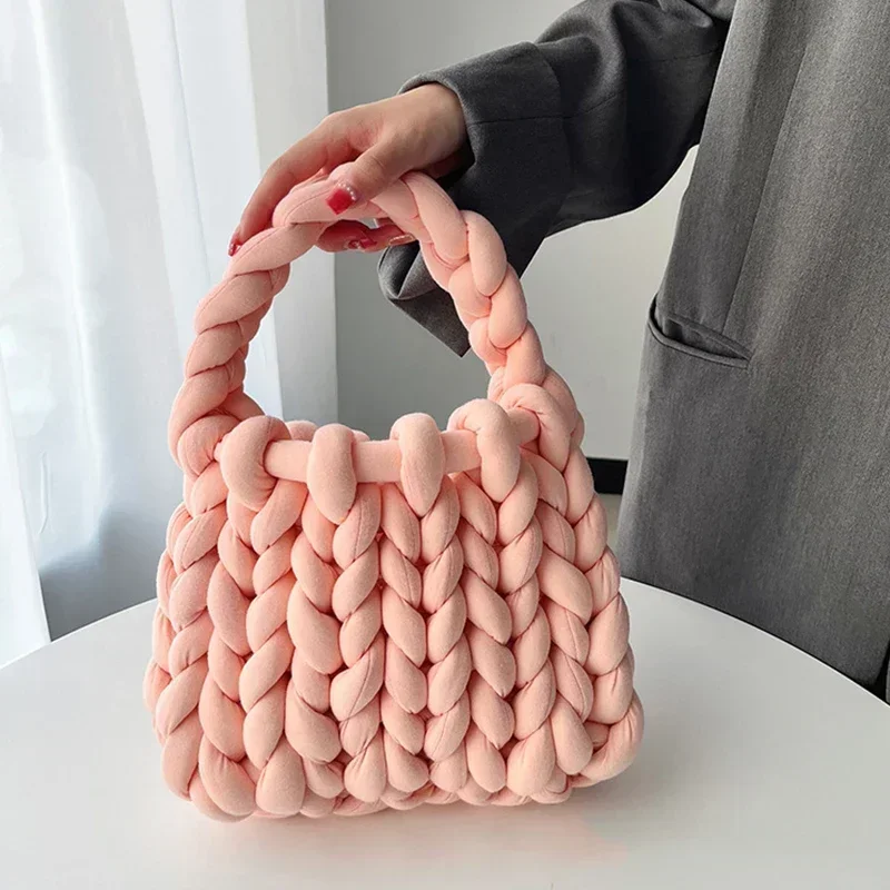 JIOMAY Women's Knitted Handbag 2023 Designer Brand Luxury Bag Soft Soft Handwoven Fashion Cute Women's Casual Yarn Crochet Bag
JIOMAY Women's Knitted Handbag 2023 Designer Brand Luxury Bag Soft Soft Handwoven Fashion Cute Women's Casual Yarn Crochet Bag