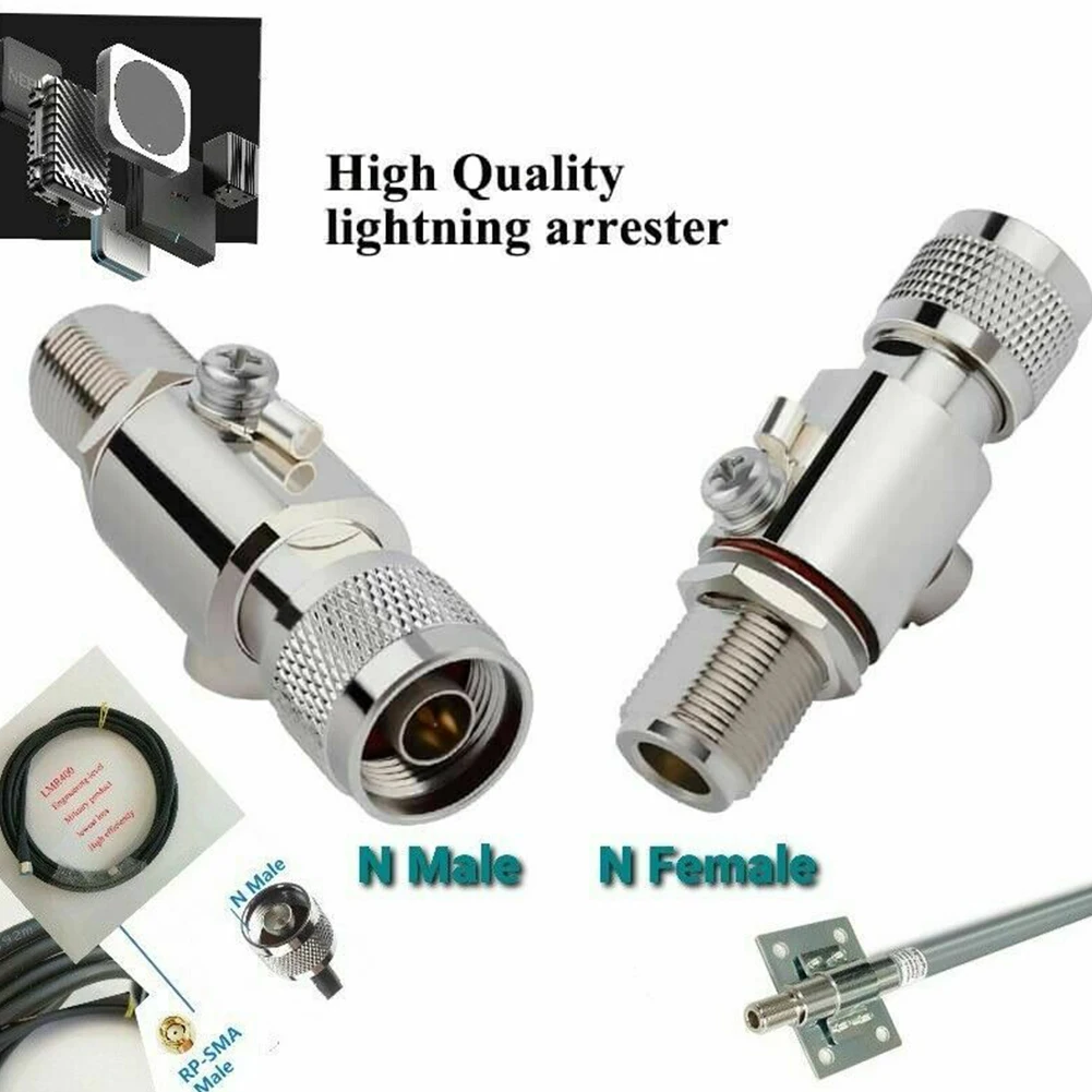 3GHz N Type Coaxial Lightning-Arrestor Surge Protector N Male To Female Gas Discharge Protector For Helium Miner Hotspot Antenna
3GHz N Type Coaxial Lightning-Arrestor Surge Protector N Male To Female Gas Discharge Protector For Helium Miner Hotspot Antenna