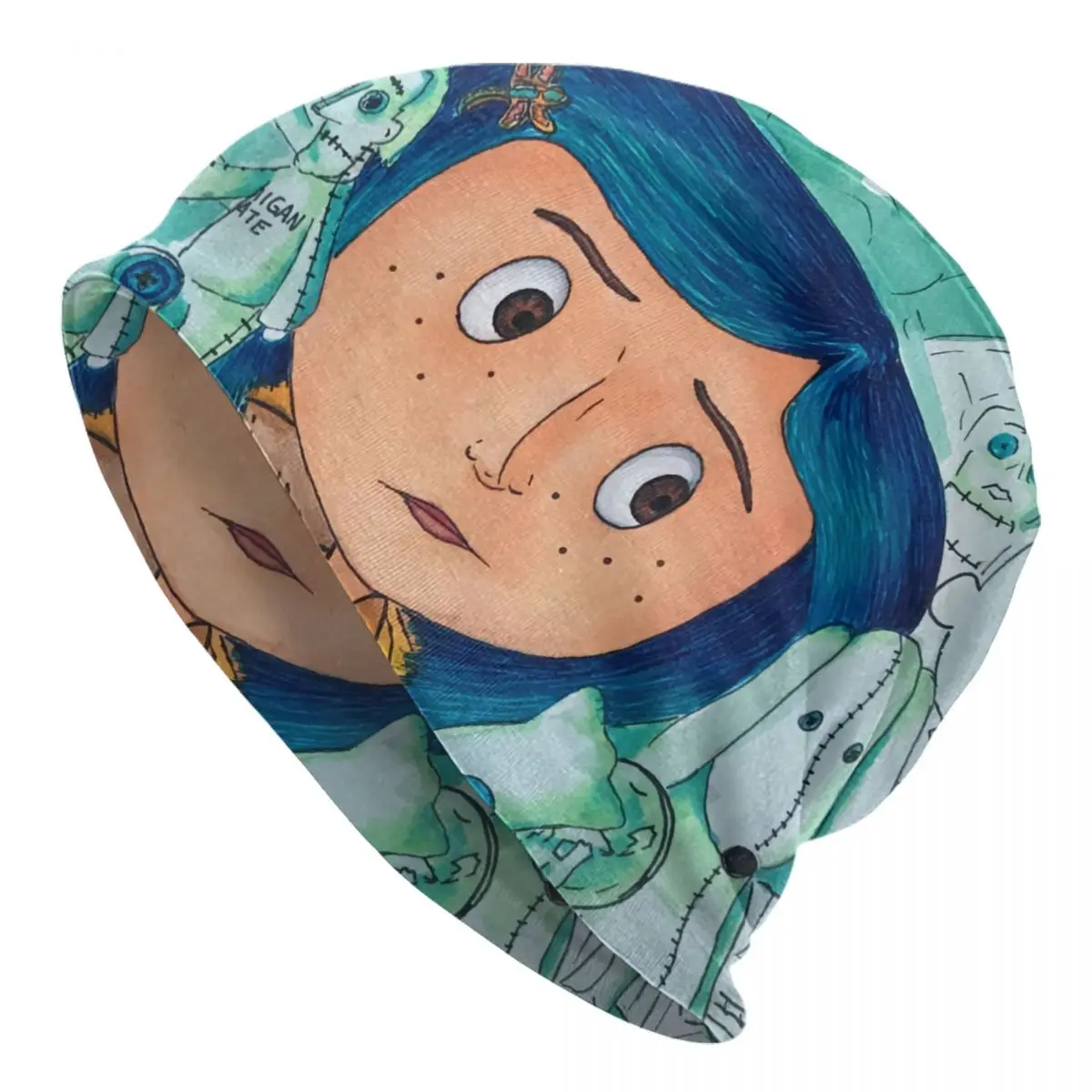 Horror Halloween Movie Coraline Beanie Cap Unisex Winter Warm Bonnet Homme Knit Hats Fashion Outdoor Skullies Beanies Hats
Horror Halloween Movie Coraline Beanie Cap Unisex Winter Warm Bonnet Homme Knit Hats Fashion Outdoor Skullies Beanies Hats